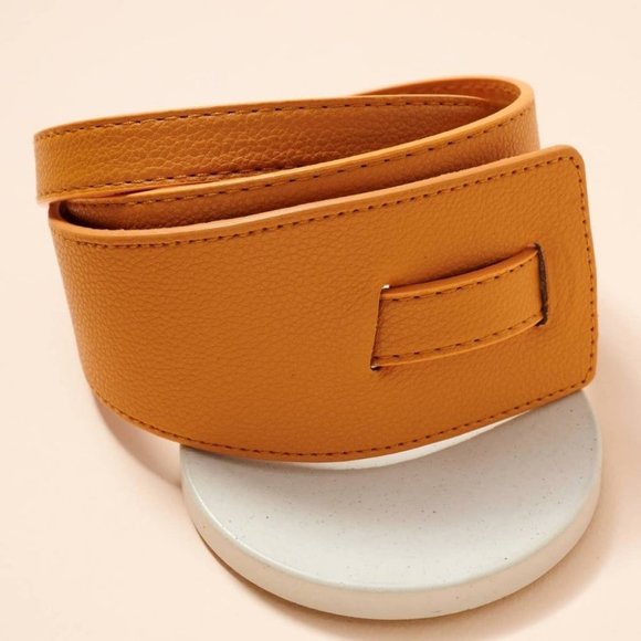 Tie Faux Leather Belt - Picture 10 of 13